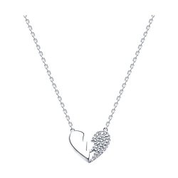 Колье из серебра с фианитами (Арт.94070824)