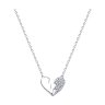 Колье из серебра с фианитами (Арт.94070824)