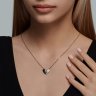 Колье из серебра с фианитами (Арт.94070824)