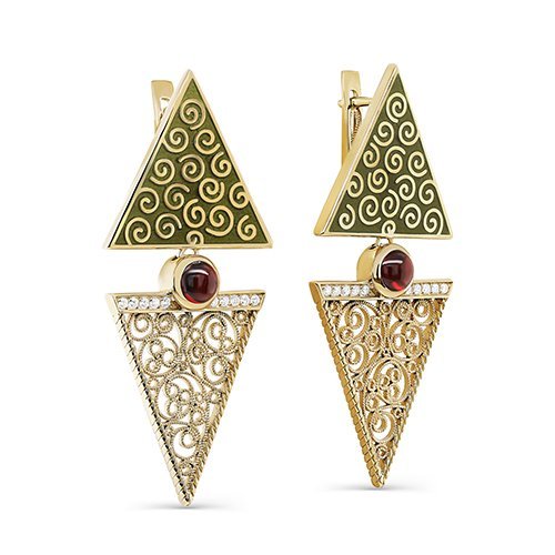 Серьги Кабаровский (Арт.12-371-3513)