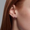 Серьги из золота с бриллиантами и рубинами (Арт.51-222-01772-6)