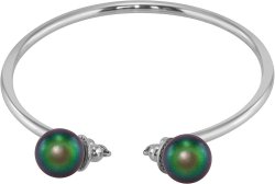 Браслет из серебра с жемчугом (Арт.aab-3-10-25-s)