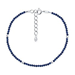 Браслет из серебра с шпинелью (Арт.94-350-01855-2)
