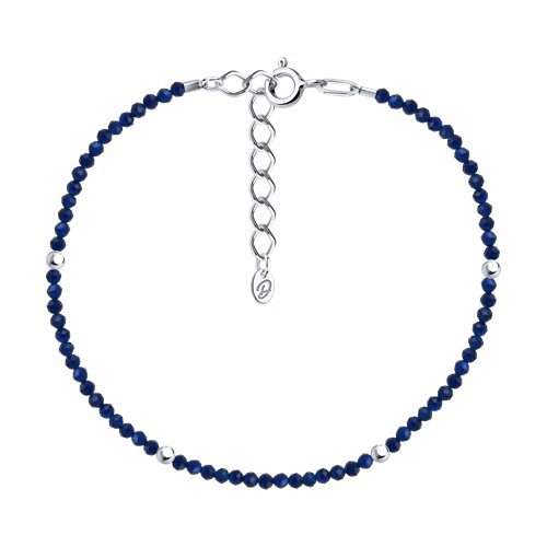 Браслет из серебра с шпинелью (Арт.94-350-01855-2)