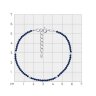 Браслет из серебра с шпинелью (Арт.94-350-01855-2)