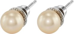 Серьги из серебра с жемчугом (Арт.aas-13-8-5-s)