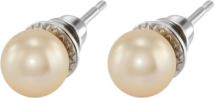 Серьги из серебра с жемчугом (Арт.aas-13-8-5-s)