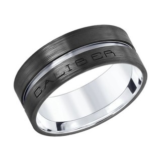 Кольцо из серебра с эмалью «Caliber» Соколов (арт.94012278)
