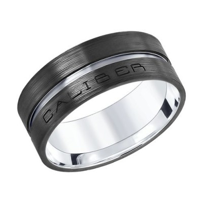 Кольцо из серебра с эмалью «Caliber» Соколов (арт.94012278)