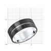 Кольцо из серебра с эмалью «Caliber» Соколов (арт.94012278)