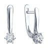 Серьги из белого золота с бриллиантами (Арт.52-220-01856-1)