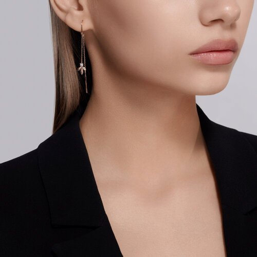 Серьги из золота с фианитами (Арт.0200183)