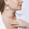 Серьги из серебра с перламутром (Арт.94022214)