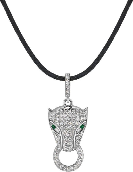 Кулон из серебра с куб. цирконием (Арт.fpp-1-s)