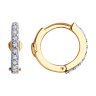 Серьги из золота с фианитами (Арт.028838)