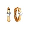 Серьги из золота с фианитами (Арт.028838)