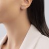 Серьги из золота с фианитами (Арт.029933)