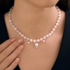 Колье из серебра 925 с кварцем, фианитами и эмалью «Микс единорожки» Соколов (арт.83070066)