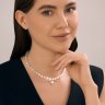 Колье из золочёного серебра с миксом камней (Арт.83070066)