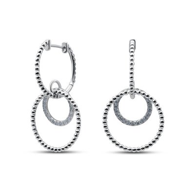 Серьги Серебряные крылья (Арт.022028770a_kubcirkonii)