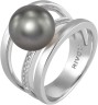 Кольцо серебряное с жемчугом и фианитами «Balance 31S» Rivoli (арт.AHR-1-10-31-S)