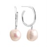 Серьги с жемчугом Baroque Pearl «Жемчужная волна» Fresh Jewelry (арт.PI-E428-12-X-W-PN-X-X)