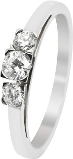 Кольцо с бриллиантом из белого золота «Magie Infinie 02» Diamanti (арт.DF031GB2)