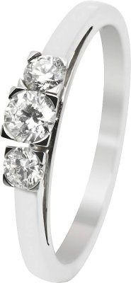 Кольцо из белого золота с бриллиантом (Арт.df031gb2)