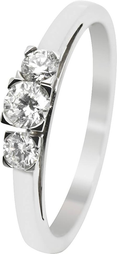Кольцо с бриллиантом из белого золота «Magie Infinie 02» Diamanti (арт.DF031GB2)