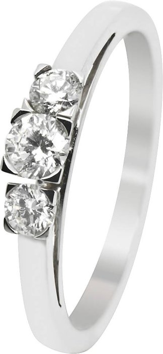 Кольцо из белого золота с бриллиантом (Арт.df031gb2)