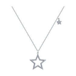 Колье из серебра с фианитами (Арт.94070650)