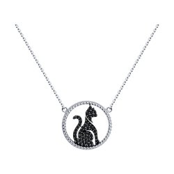 Колье из серебра с фианитами (Арт.94070761)