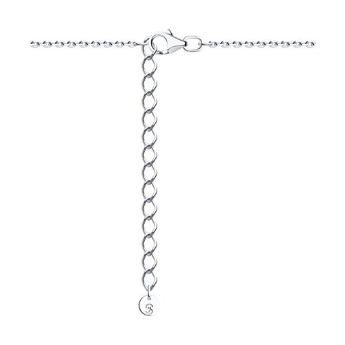 Колье из серебра с фианитами (Арт.94070761)