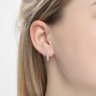 Серьги из белого золота с бриллиантами (Арт.1021307)