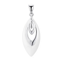 Кулон из серебра с керамикой (Арт.tc-p00588-w-w-x-x-x)