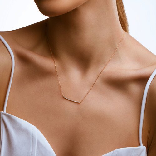 Колье из золота с бриллиантами (Арт.1070109)