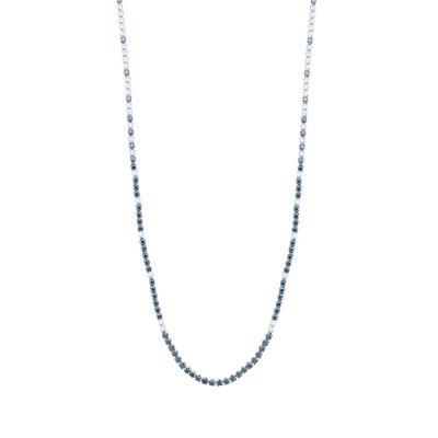 Ожерелье из белого золота с бриллиантом (Арт.n8097_kl_dl_wg)