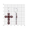 Серьги из серебра с фианитами «Алая Вера» Соколов (арт.94027499)