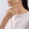 Кольцо из золота с бриллиантами и изумрудом «Изумрудное Сияние» Соколов (арт.3010600)