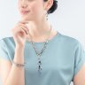 Колье blue-silver la_4521_10-0717