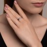 Кольцо из серебра с фианитами (Арт.94014107)