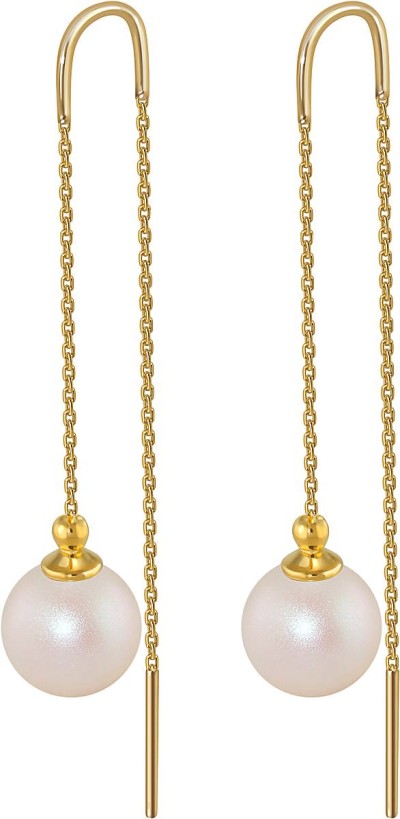Серьги серебряные с жемчугом «Beautiful 35G» Rivoli (арт.AAS-11-10-35-G)