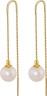 Серьги серебряные с жемчугом «Beautiful 35G» Rivoli (арт.AAS-11-10-35-G)