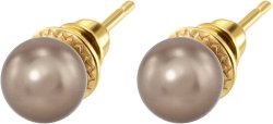 Серьги из серебра с жемчугом (Арт.aas-13-8-9-g)