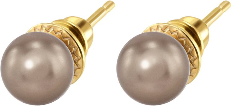 Серьги из серебра с жемчугом (Арт.aas-13-8-9-g)