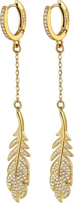 Серьги из серебра с куб. цирконием (Арт.cbs-7-36-g)