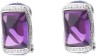 Серьги из белого золота с аметистом, бриллиантами и эмалью «Sweety 04» Korloff (арт.ER295WGDAM)