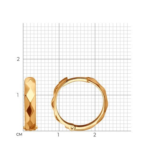 Серьги из золота (Арт.0200188)