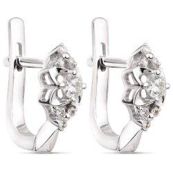 Серьги Русские самоцветы (Арт.53555)