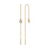 Серьги из золота с фианитами (Арт.029594)